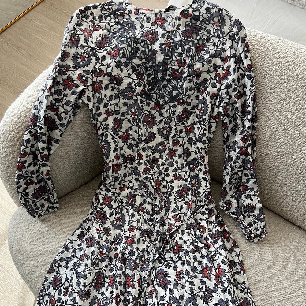 Zara Embroidered Dress, Size Xs, NWT